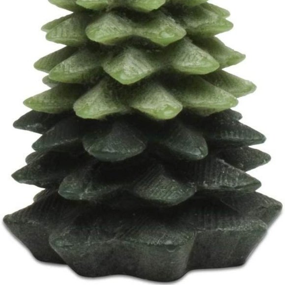 NWT TAG Tree Candle Chunky 5.5" Winter Evergreen 610038 Original Packaging NEW - Picture 6 of 7